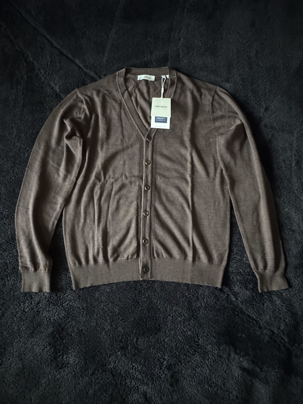 Les Deux Greyson Merino Cardigan. Men's Size M. Brand New. Authentic